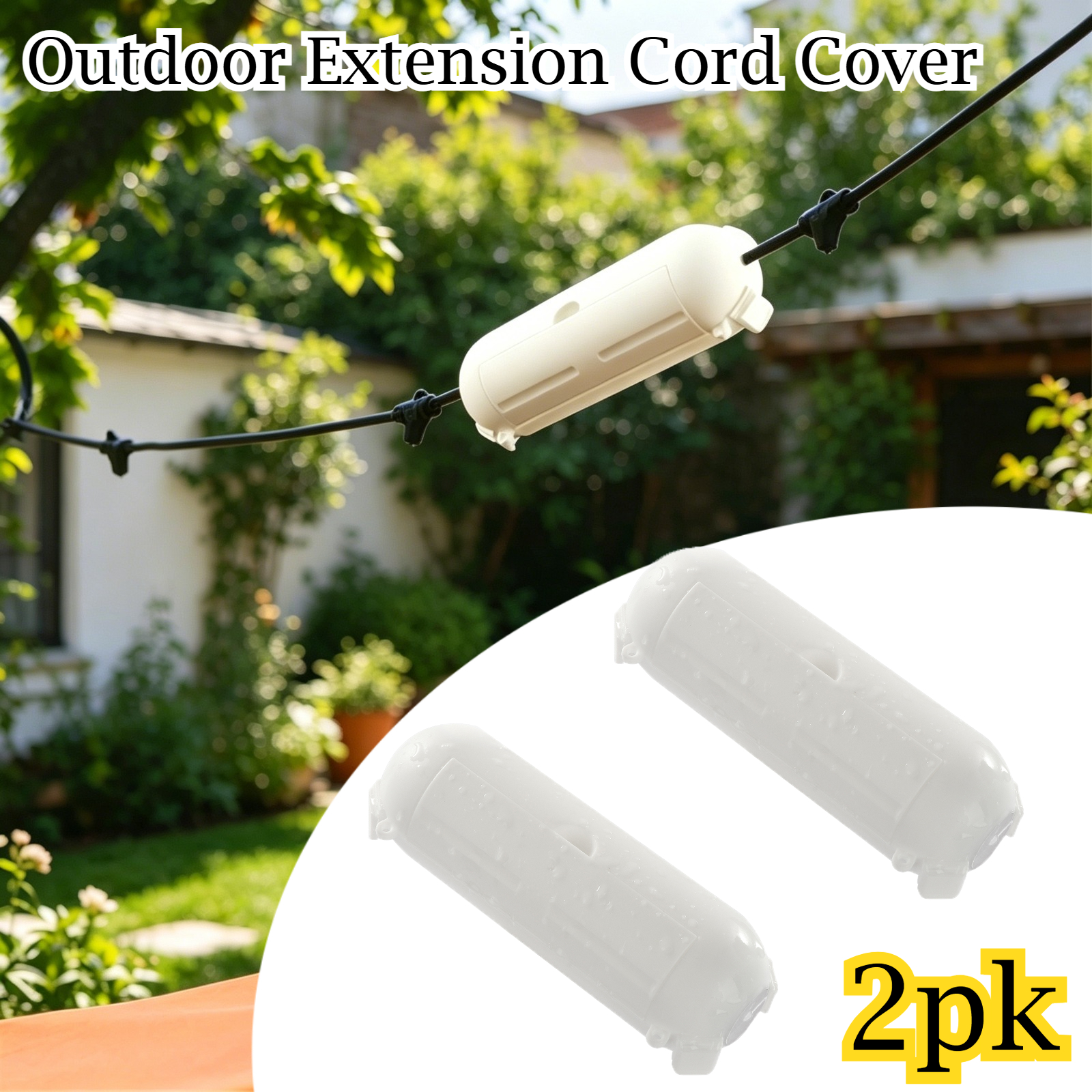 Outdoor Lighting Electrical Box - 2 Pack Waterproof Outdoor Connection Box