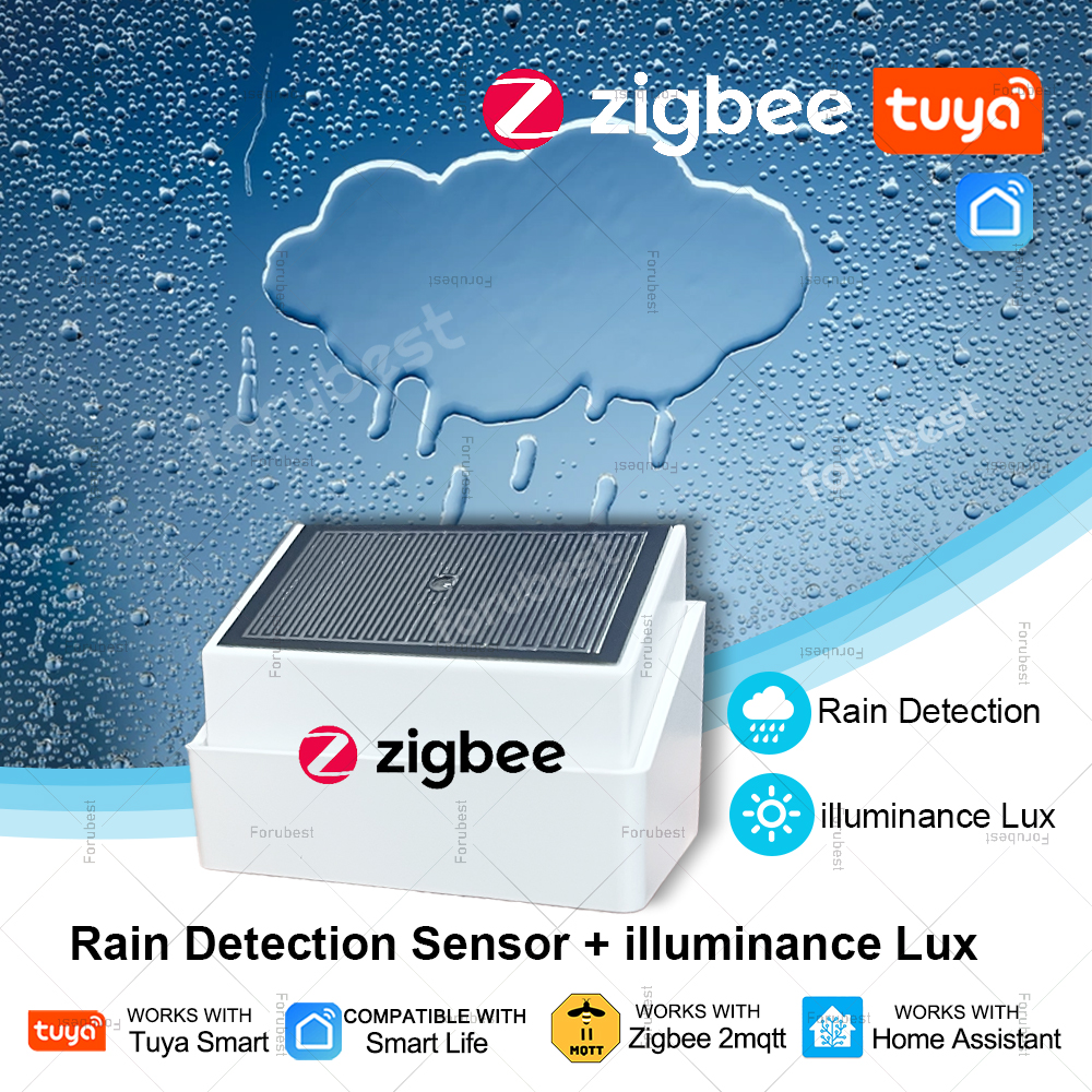 Outdoor Lighting Zigbee - Zigbee Rain Detection Sensor with Light