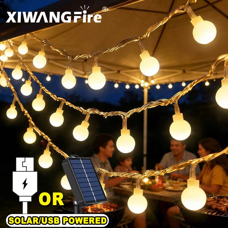 3-10M Solar/USB/Battery String – Outdoor Lighting For Christmas Bewertung und Preis