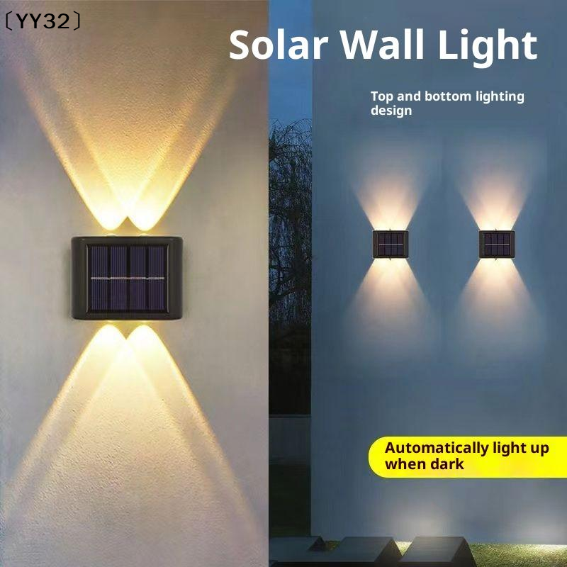4-10 LED Solar Lamp Outdoor Wa – Outdoor Lighting Up And Down Bewertung und Preis