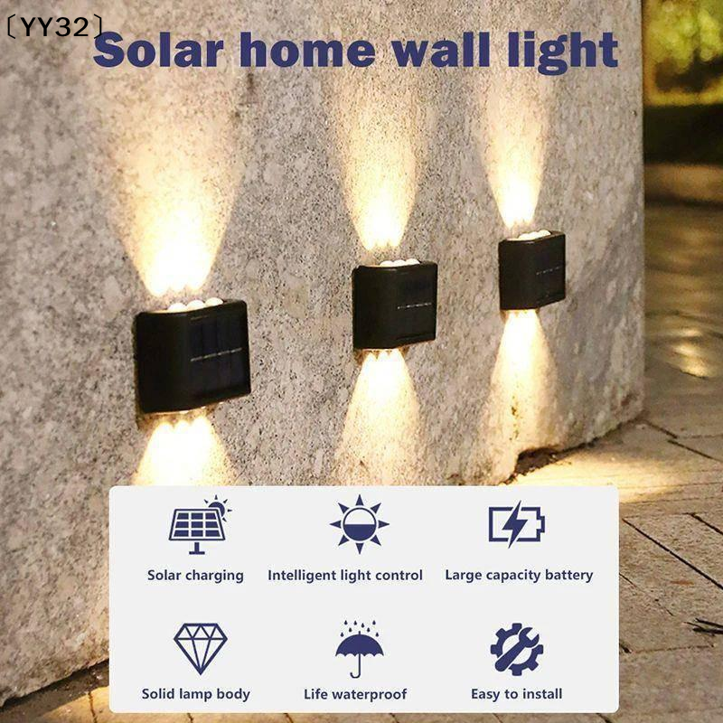 4-10 LED Solar Lamp Outdoor Wa – Outdoor Lighting Up And Down Bewertung und Preis