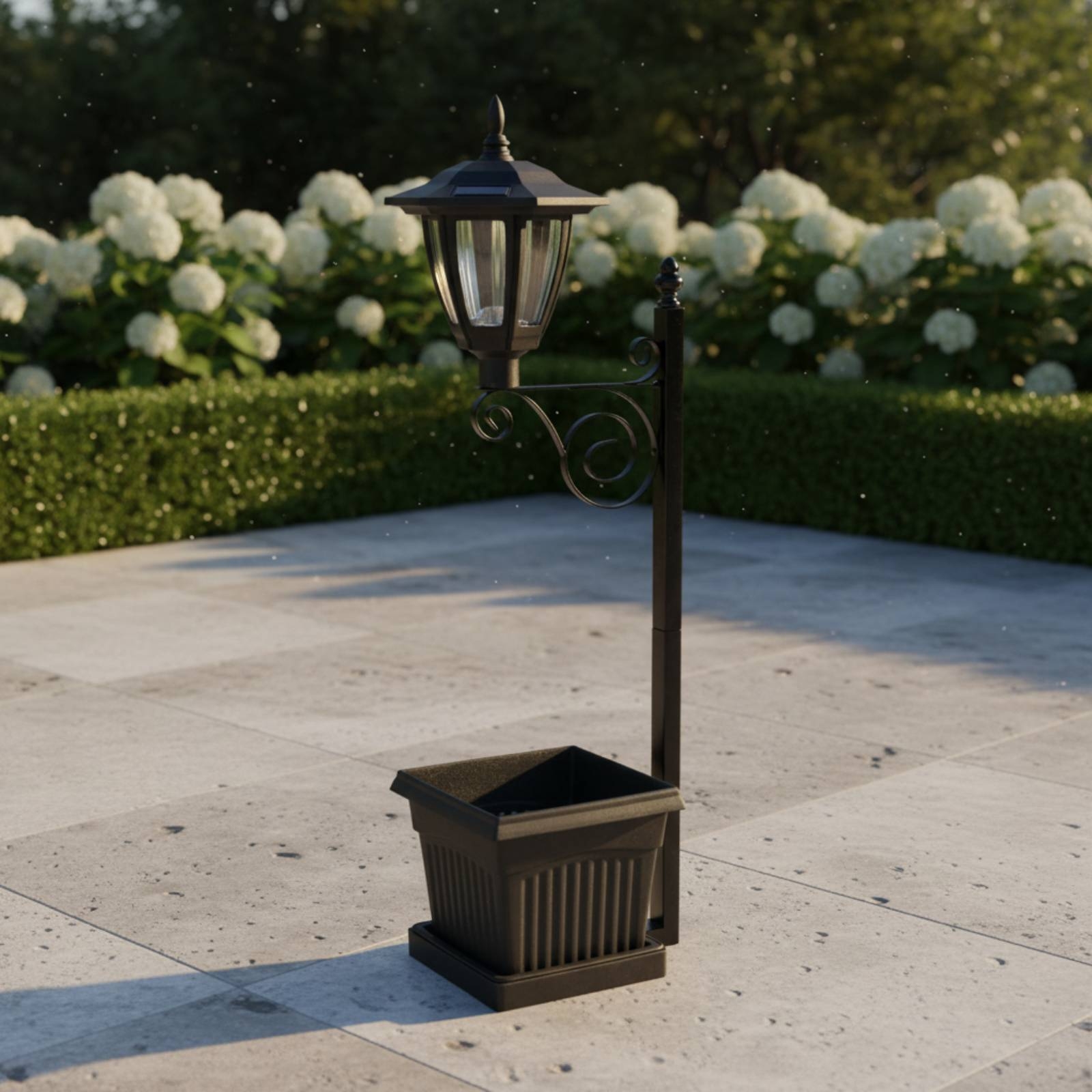 Solar Flower Pot Light Wrought – Outdoor Lighting Design Bewertung und Preis