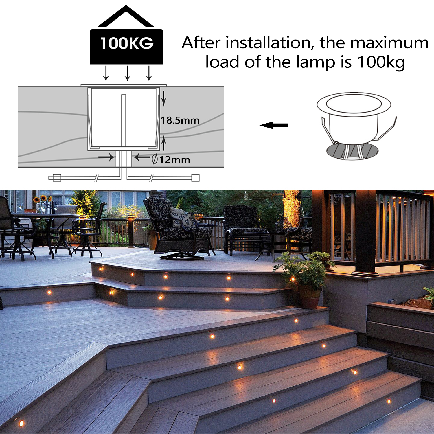 QACA LED Low Voltage Recessed  – Outdoor Lighting Low Voltage Bewertung und Preis