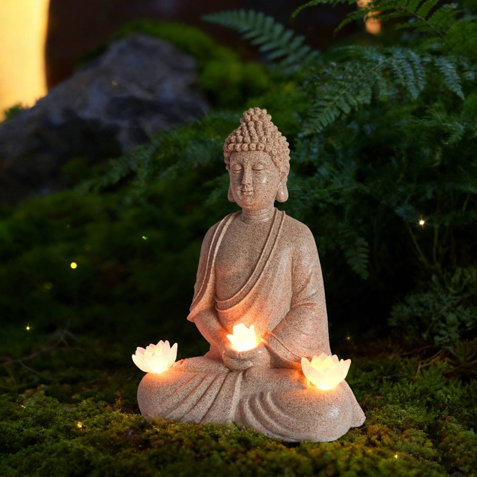 Solar Buddha Statue Outdoor Sa – Outdoor Lighting Patio Bewertung und Preis
