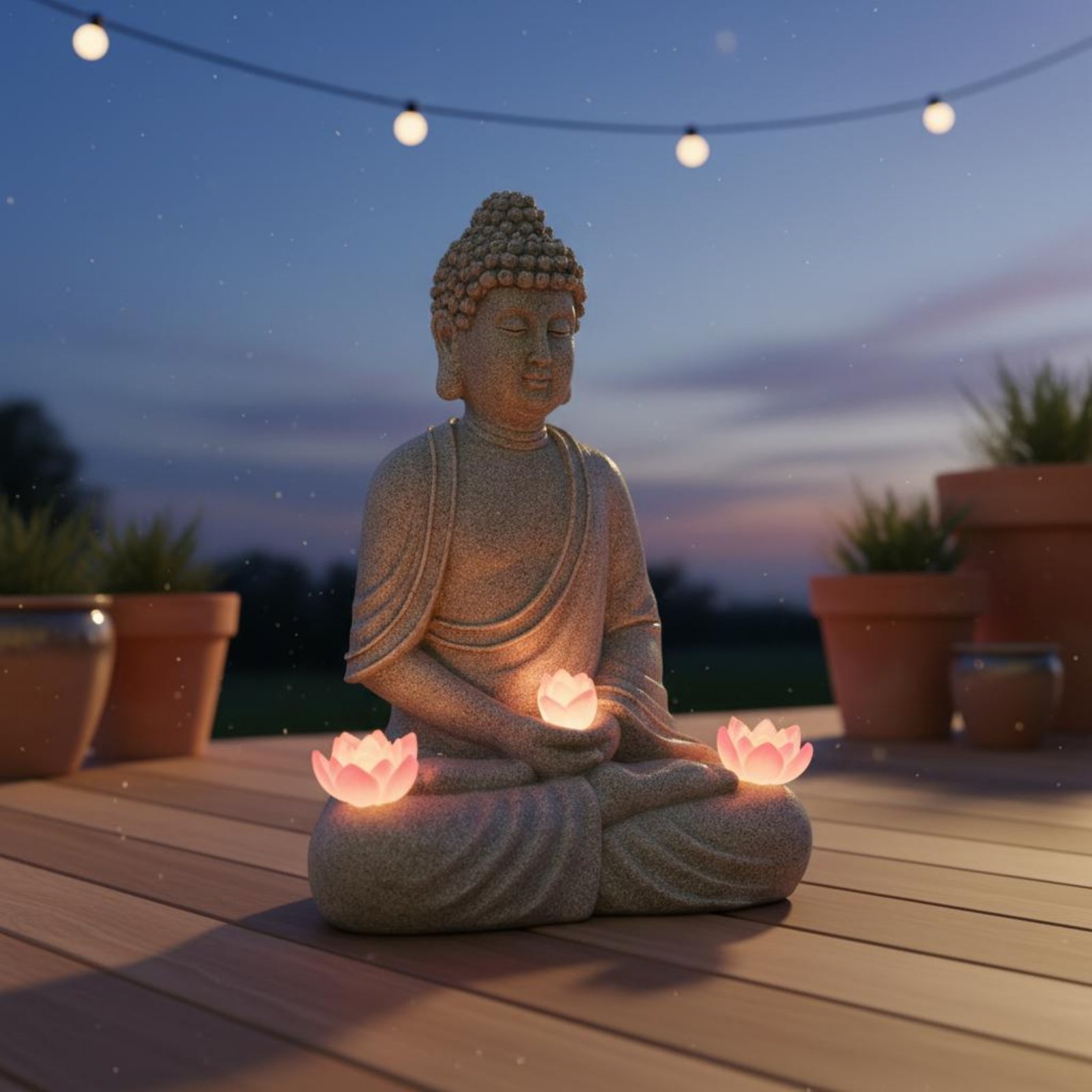 Solar Buddha Statue Outdoor Sa – Outdoor Lighting Patio Bewertung und Preis