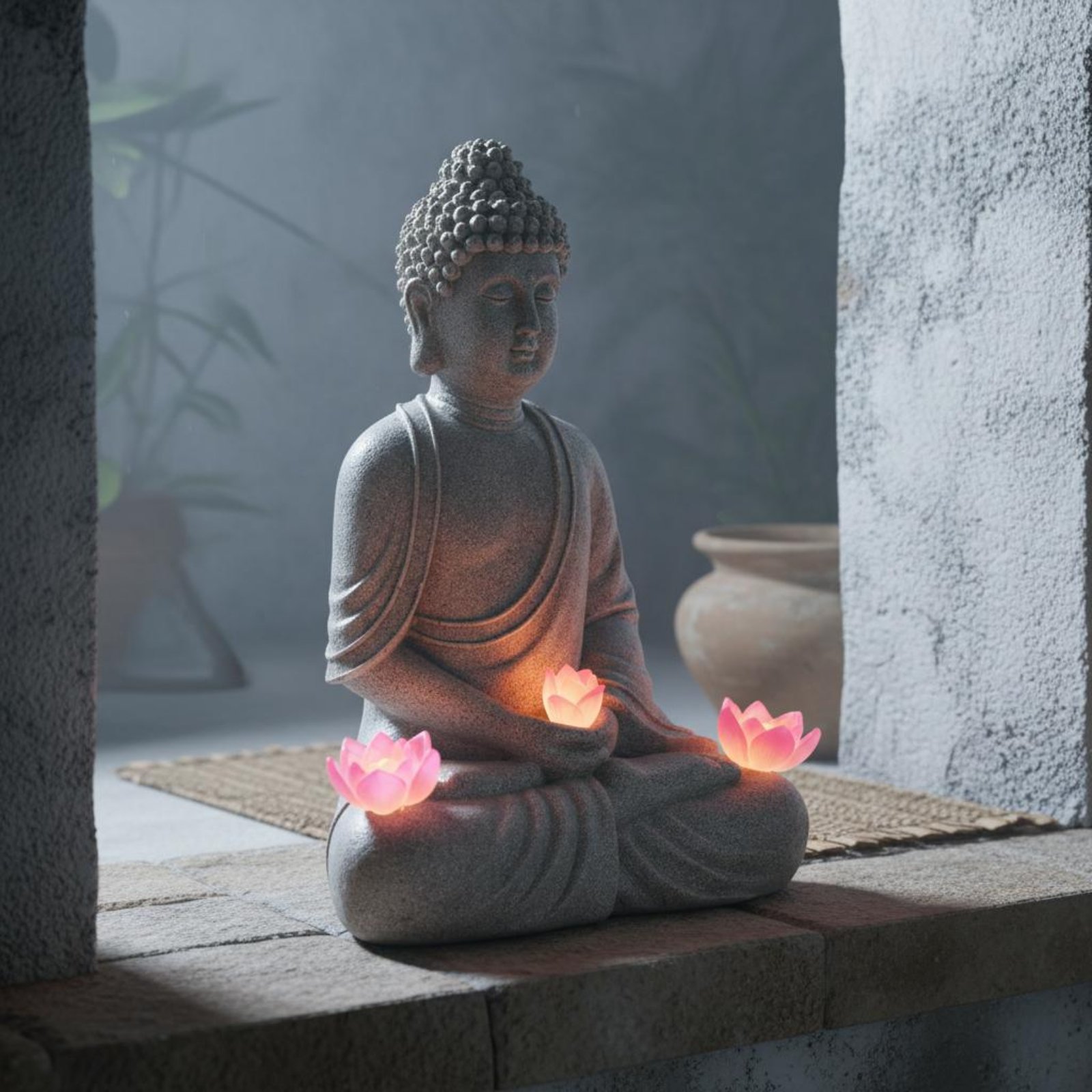 Solar Buddha Statue Outdoor Sa – Outdoor Lighting Patio Bewertung und Preis