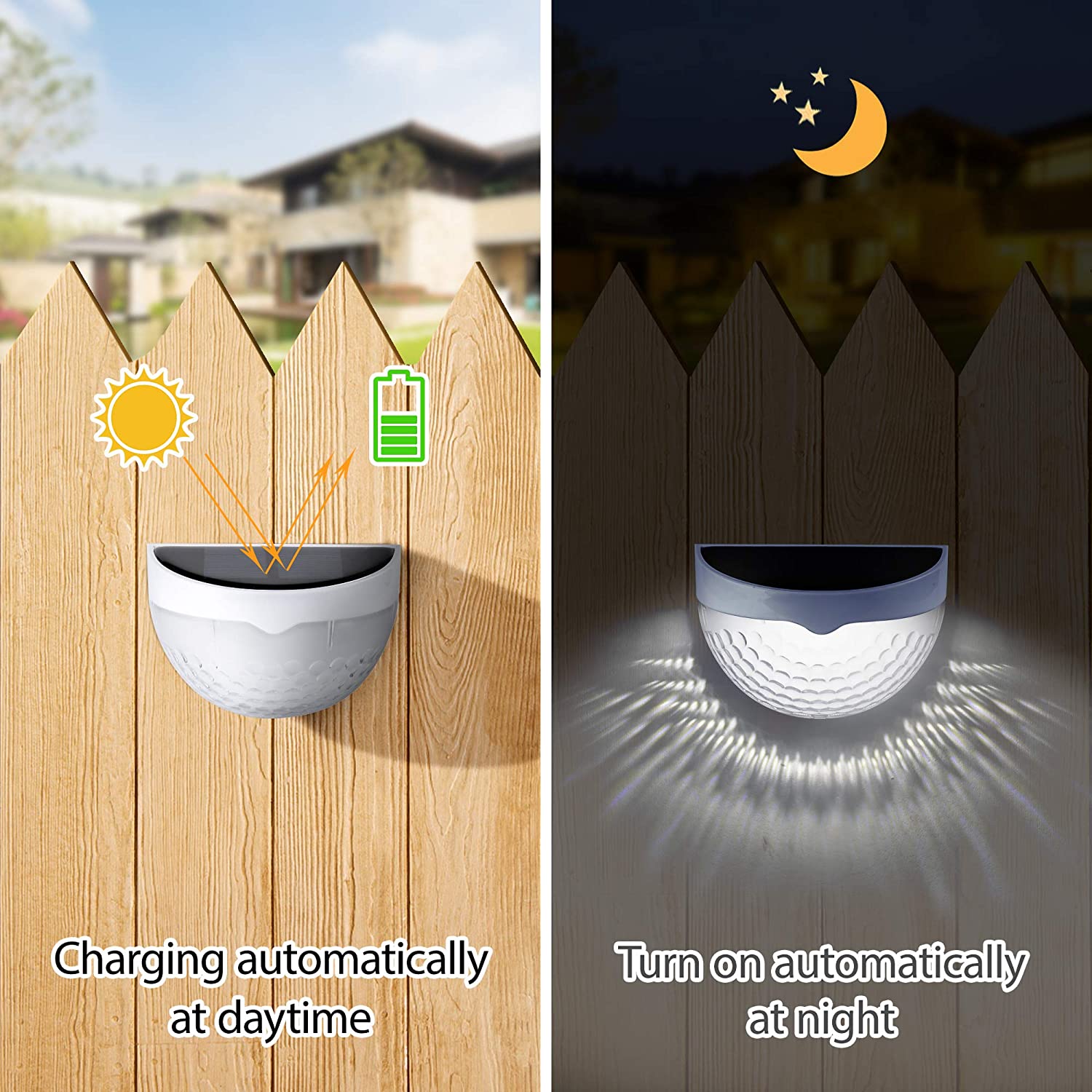 LED Solar Light Outdoor Wall L – Outdoor Lighting Sconce Bewertung und Preis