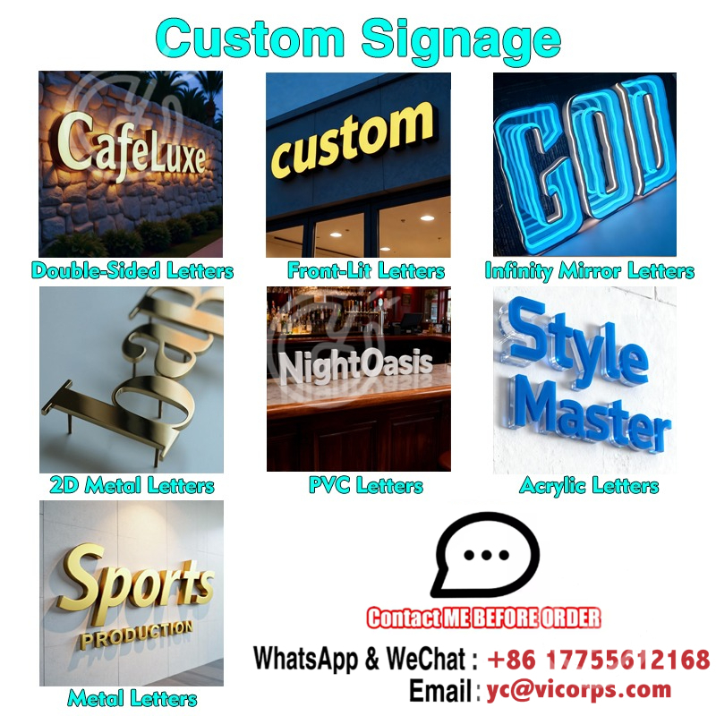 Custom Acrylic Signs Sign Led  – Outdoor Lighting Design Bewertung und Preis