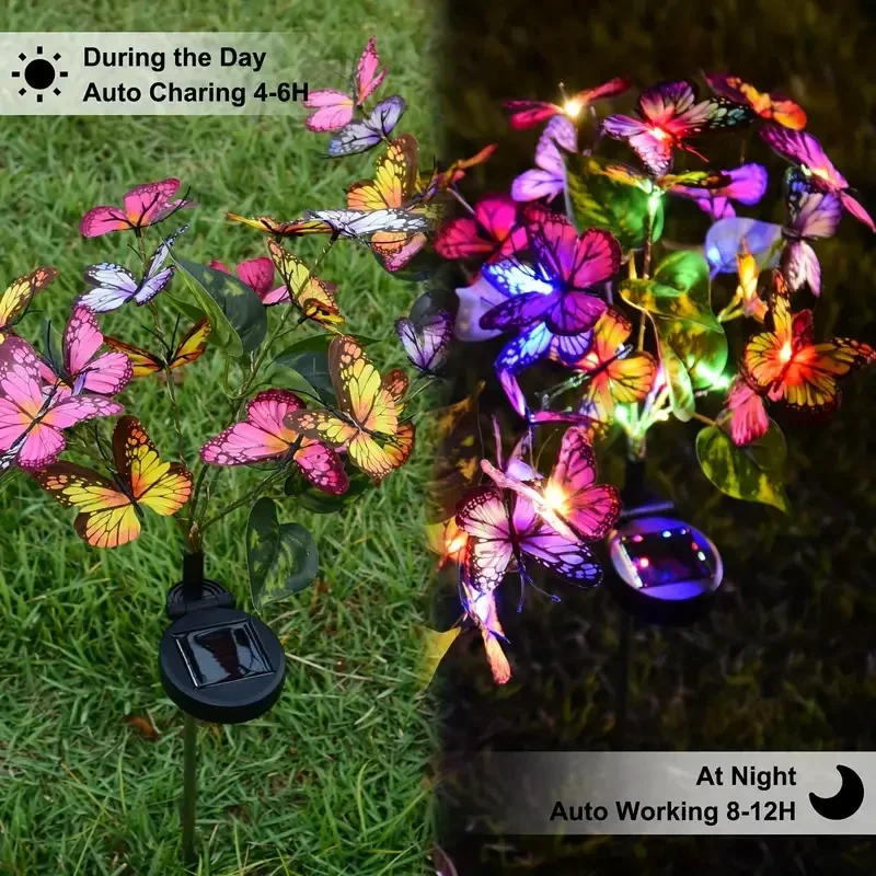 Solar LED Butterfly Garden Lig – Outdoor Lighting Permanent Bewertung und Preis