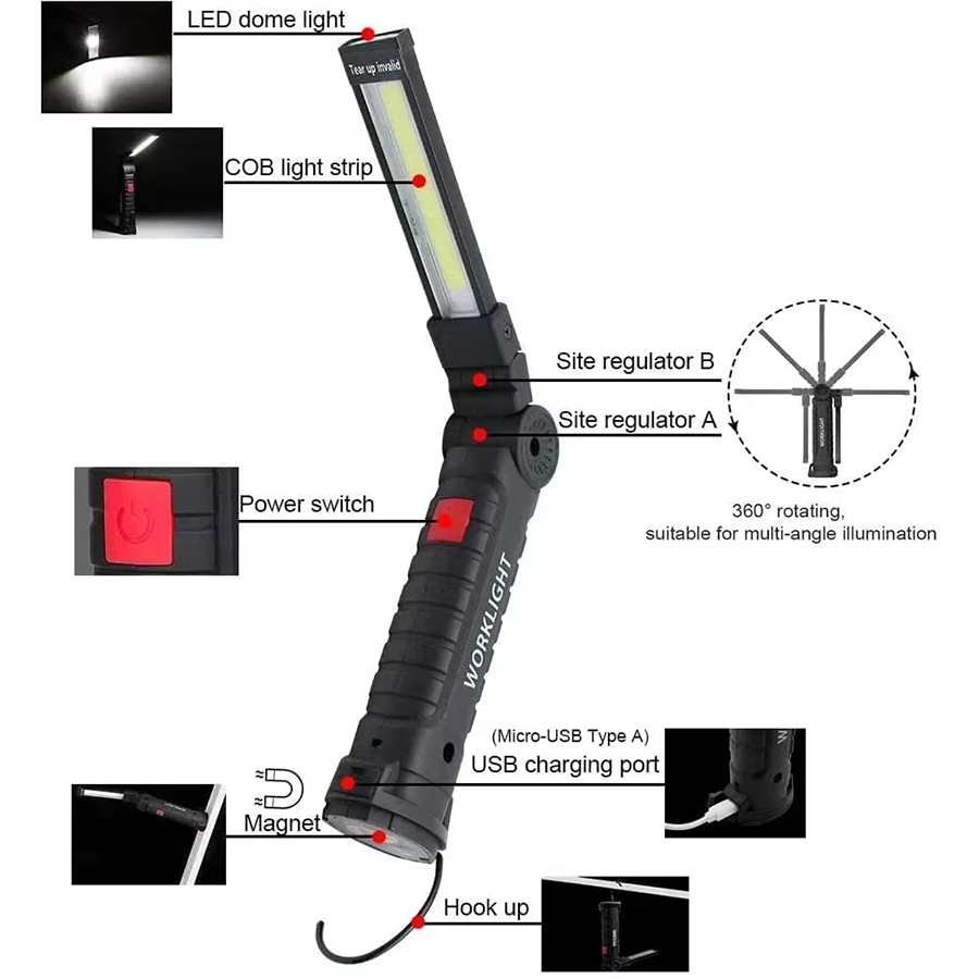 Portable LED Flashlight with M – Outdoor Lighting Fixtures Bewertung und Preis