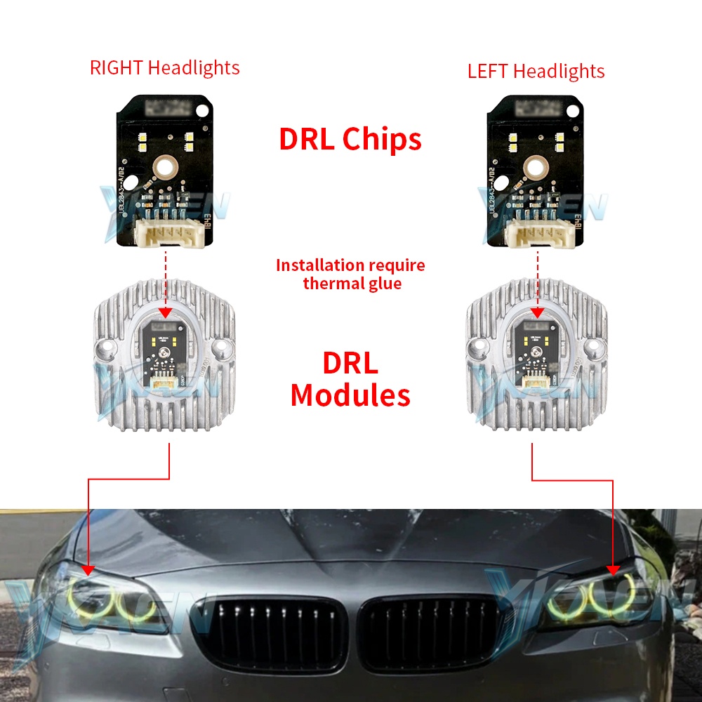 Yellow Angel Eyes DRL Boards F – Outdoor Lighting Yellow Bewertung und Preis