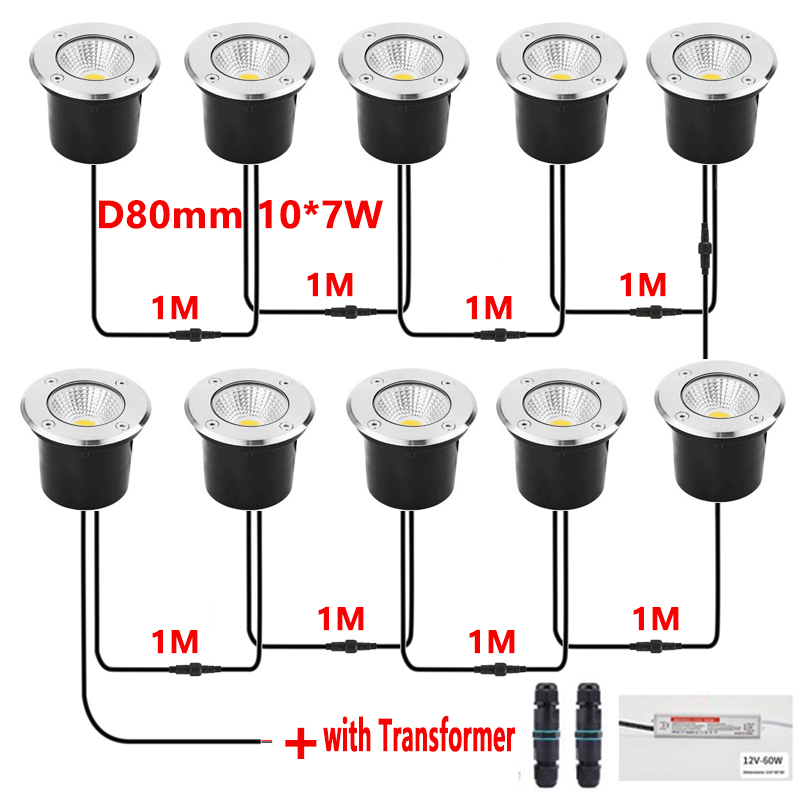 12V LED In-ground Light IP67 W – Outdoor Lighting Underground Wiring Bewertung und Preis
