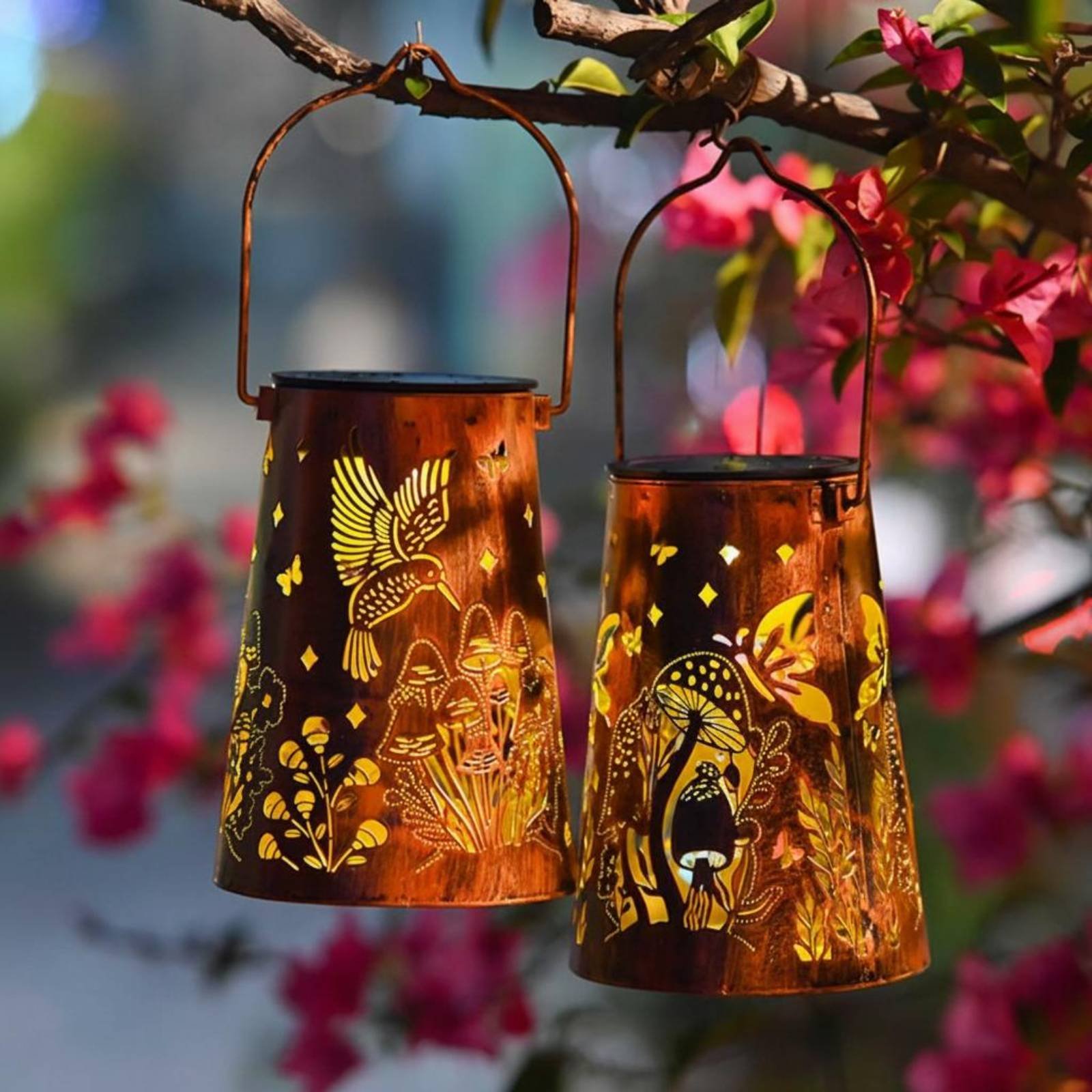 Floral Garden Lantern Pattern  – Outdoor Lighting Design Bewertung und Preis