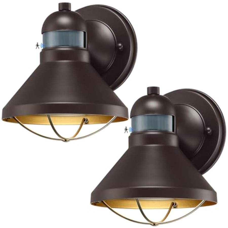 2 Pack Motion Sensor Outdoor L – Outdoor Lighting Sconce Bewertung und Preis