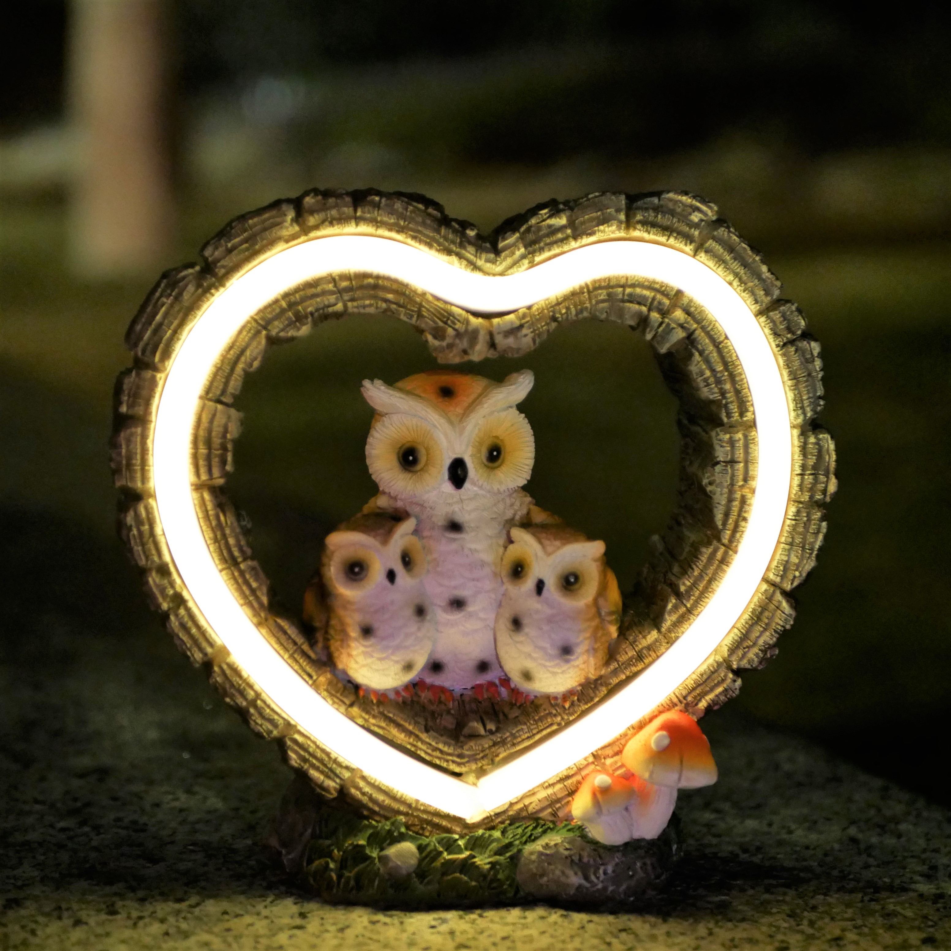 1Pc Solar-Powered Light, Heart – Outdoor Lighting Patio Bewertung und Preis