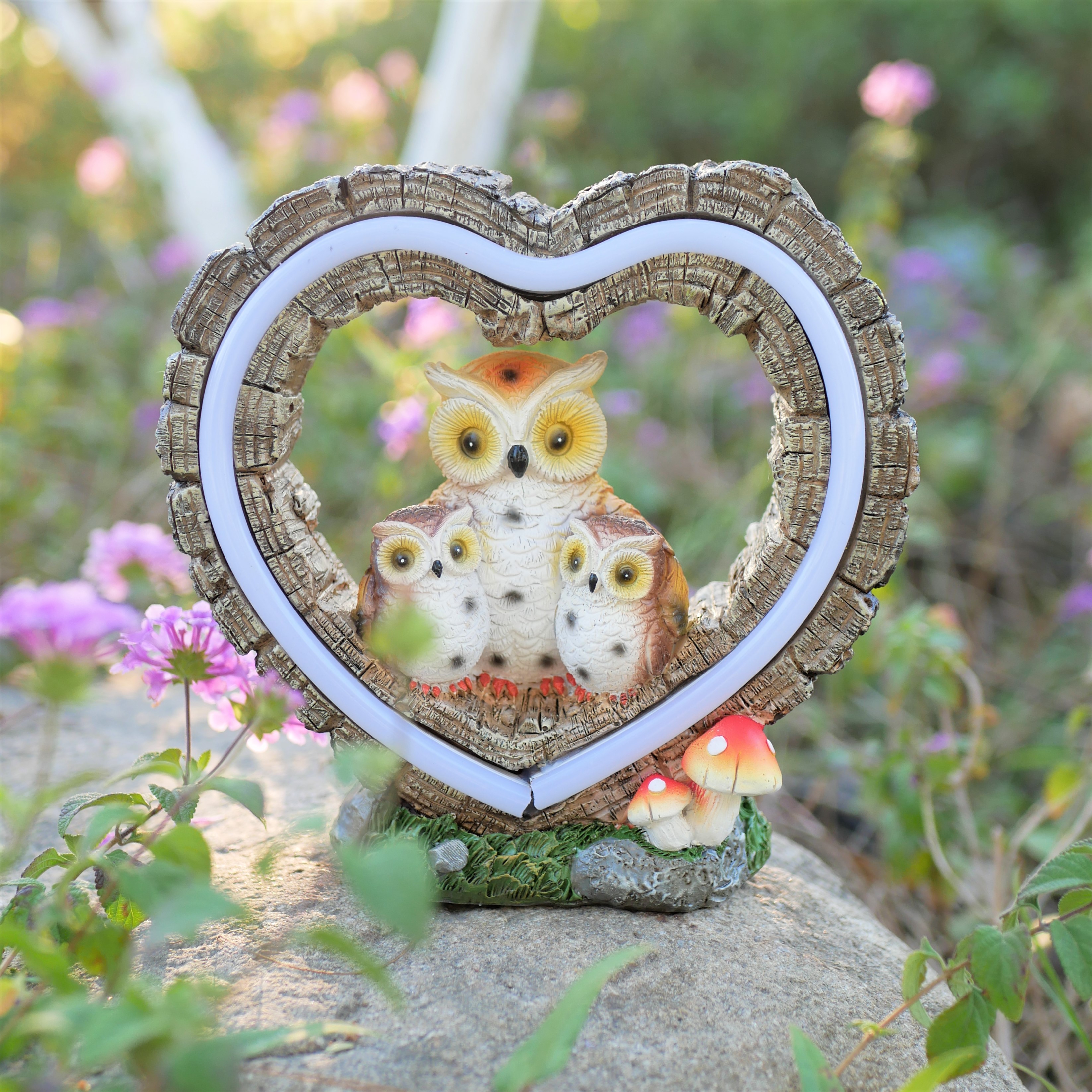 1Pc Solar-Powered Light, Heart – Outdoor Lighting Patio Bewertung und Preis