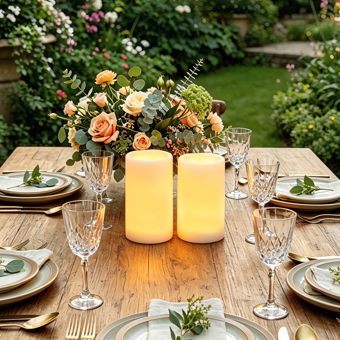 Flameless LED Pillar Candle Wa – Outdoor Lighting For Christmas Bewertung und Preis