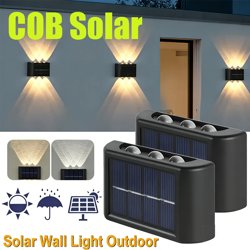 COB Solar Wall Lamp Outdoor Wa – Outdoor Lighting Sconce Bewertung und Preis