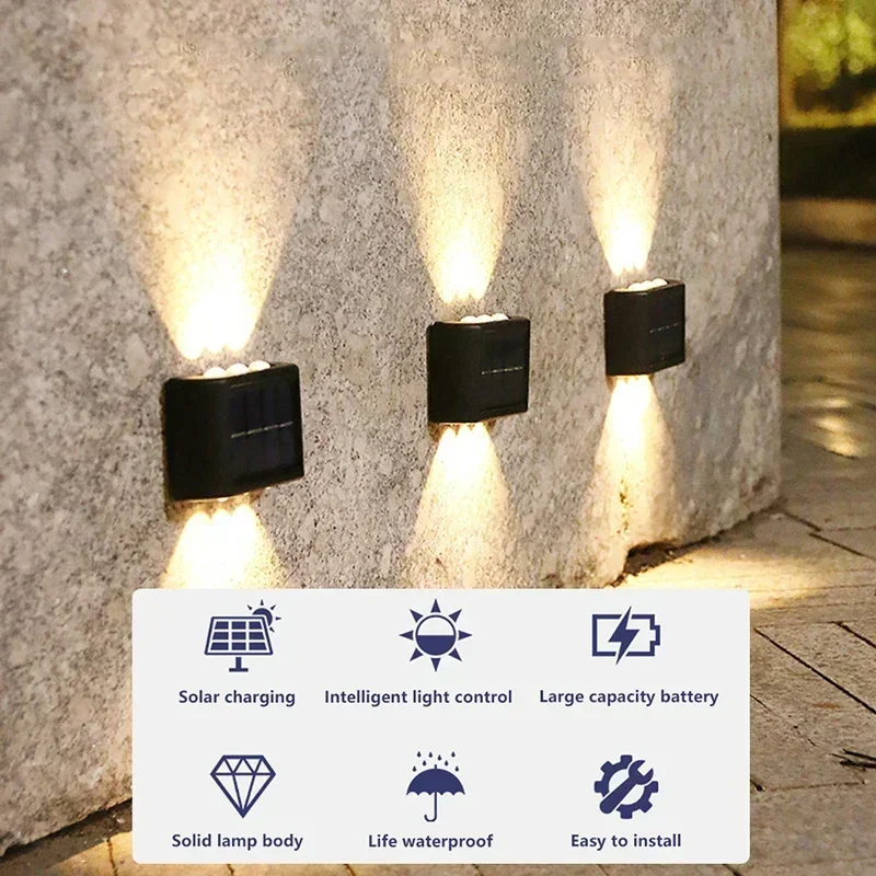 COB Solar Wall Lamp Outdoor Wa – Outdoor Lighting Sconce Bewertung und Preis