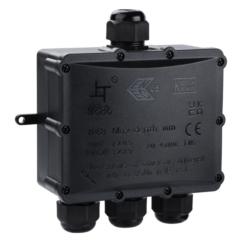 4Way 1In3Out IP68 Waterproof 4 – Outdoor Lighting Underground Wiring Bewertung und Preis