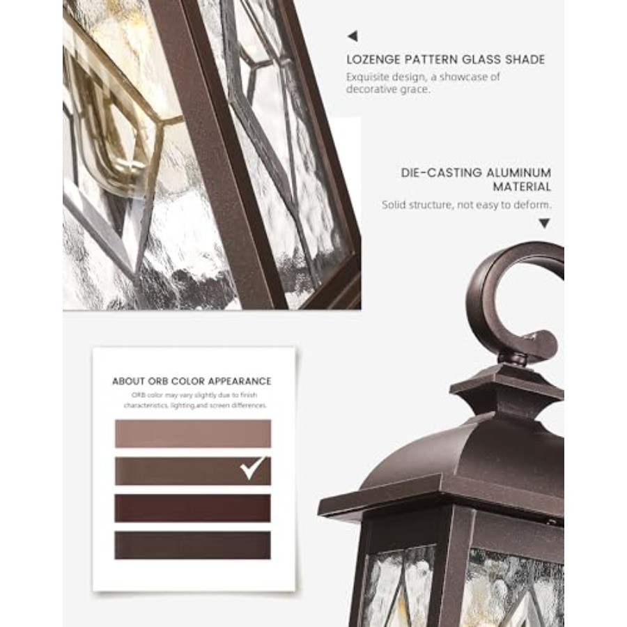 Outdoor Wall Light Fixtures, E – Outdoor Lighting Sconce Bewertung und Preis