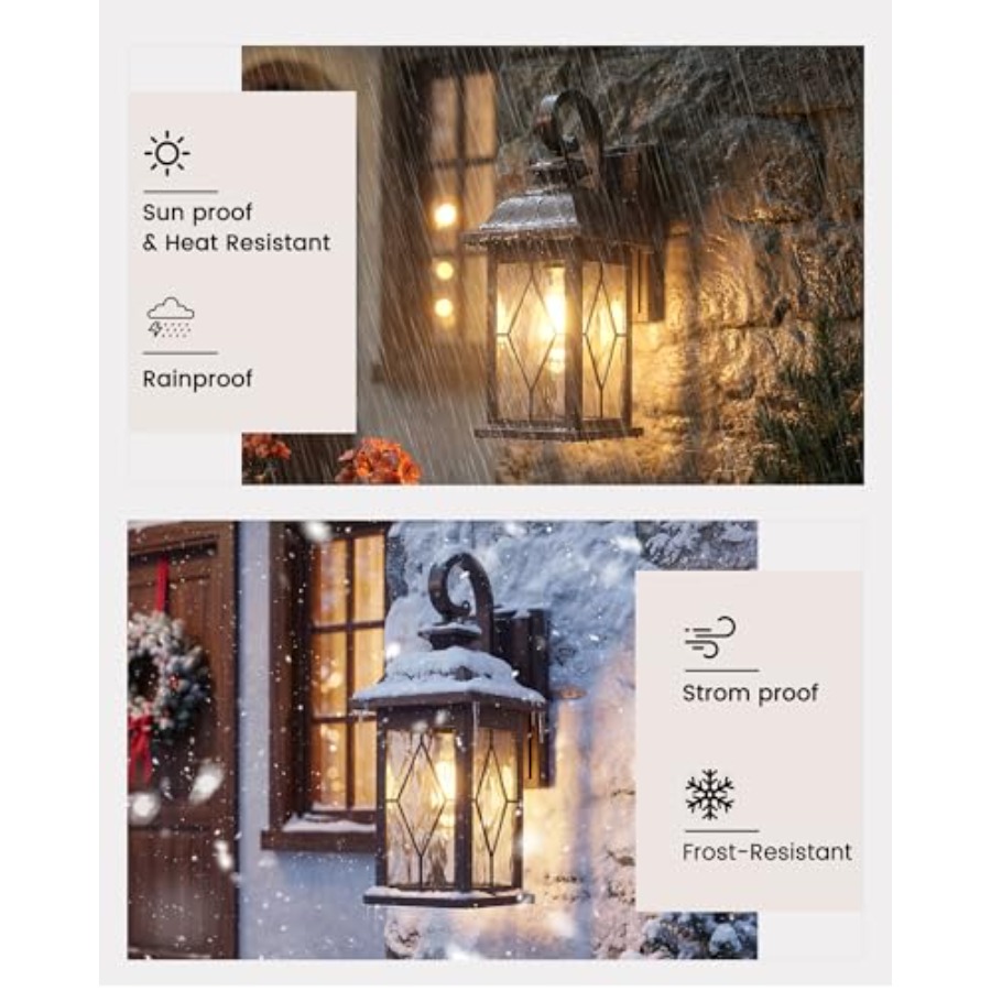 Outdoor Wall Light Fixtures, E – Outdoor Lighting Sconce Bewertung und Preis