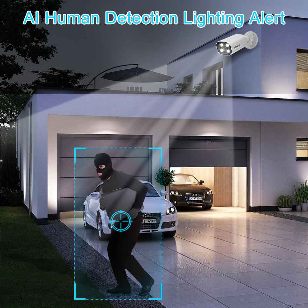 ASECAM 8MP POE IP Camera 4K 15 – Outdoor Lighting Mains Powered Bewertung und Preis