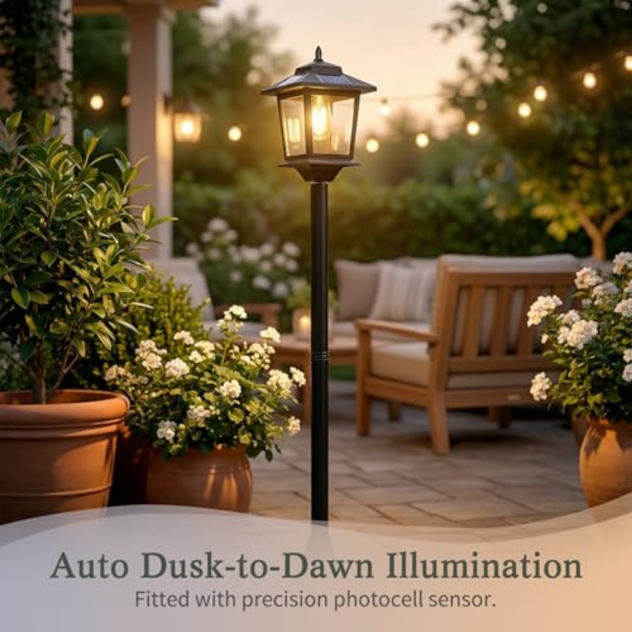 Outdoor Solar Post Lights, 2-P – Outdoor Lighting Patio Bewertung und Preis