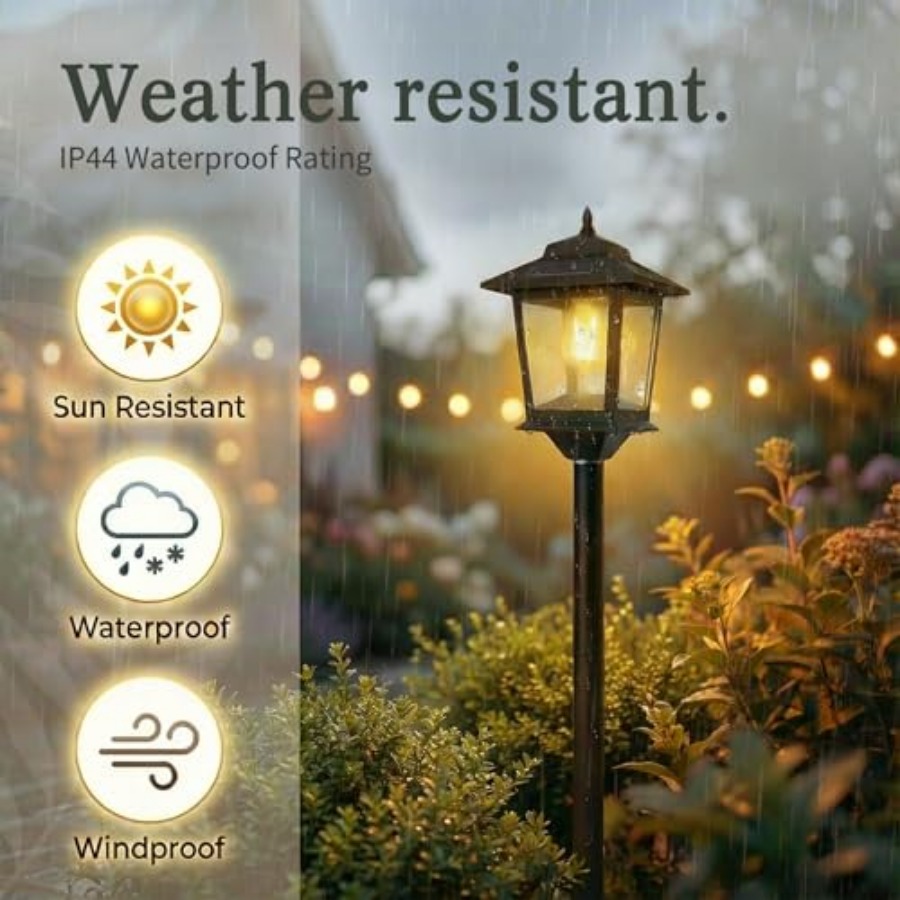 Outdoor Solar Post Lights, 2-P – Outdoor Lighting Patio Bewertung und Preis