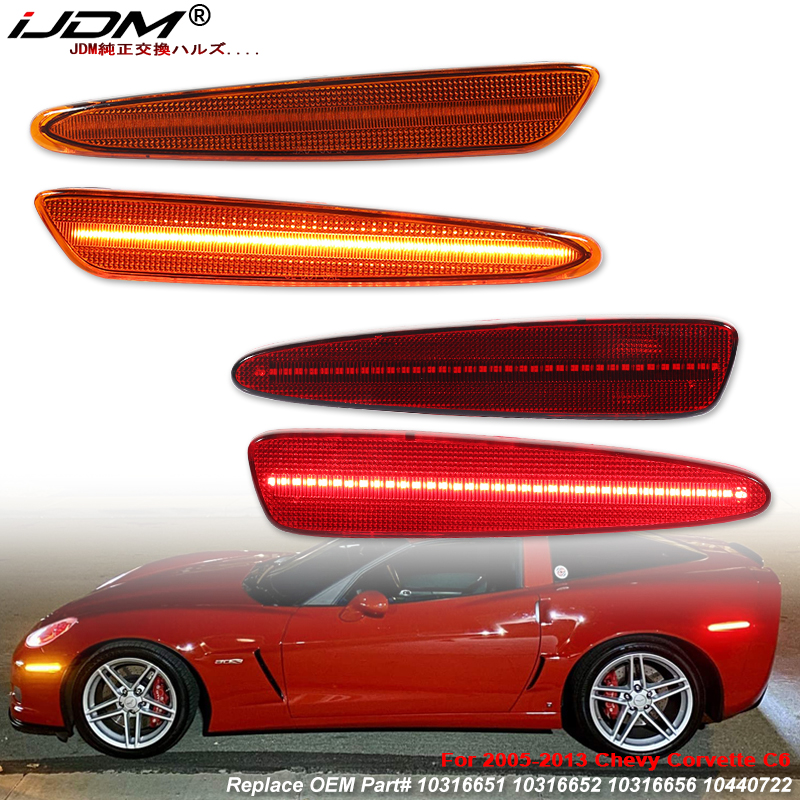 iJDM Front Rear Bumper LED Sid – Outdoor Lighting Yellow Bewertung und Preis