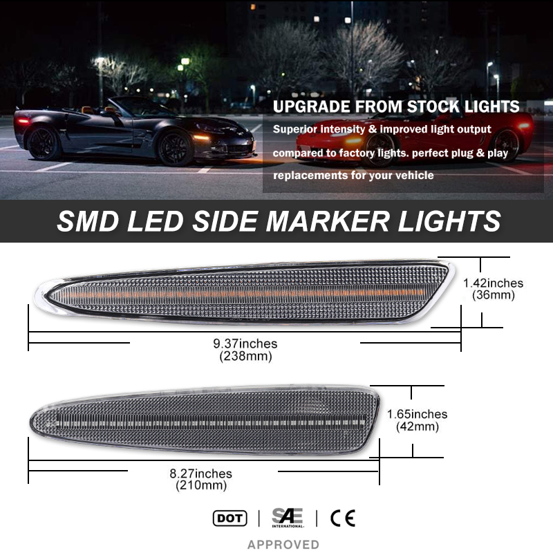 iJDM Front Rear Bumper LED Sid – Outdoor Lighting Yellow Bewertung und Preis