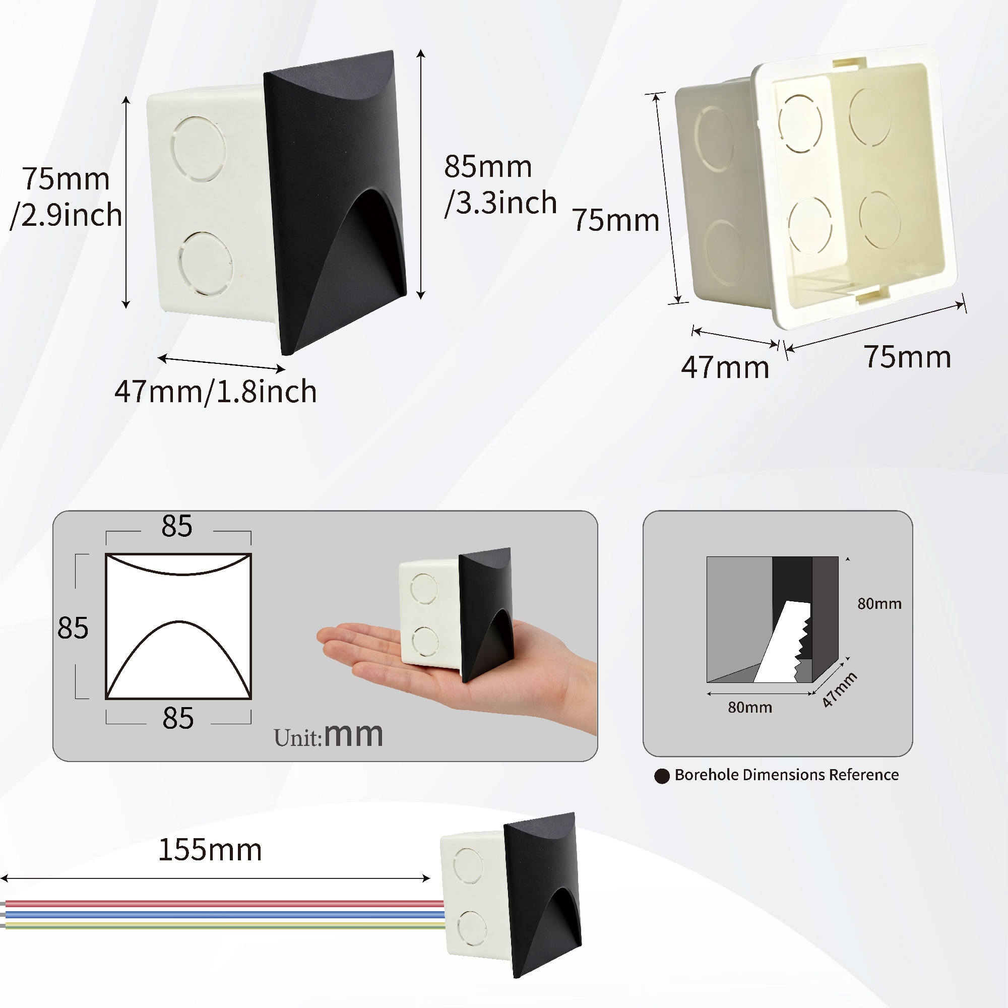 Led Stair Light Step Lights 3W – Outdoor Lighting Up And Down Bewertung und Preis