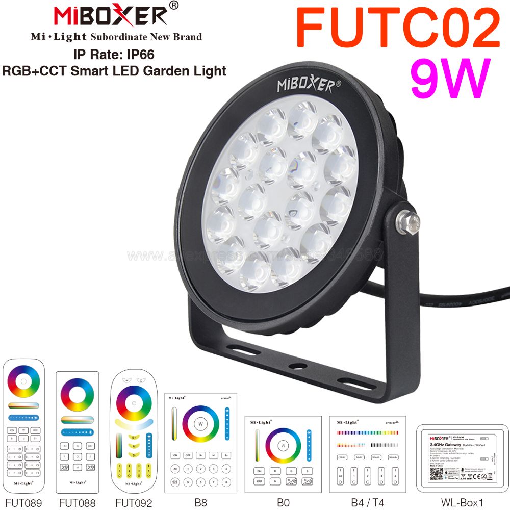 MiBoxer 9W RGB+CCT LED Garden  – Outdoor Lighting Zigbee Bewertung und Preis