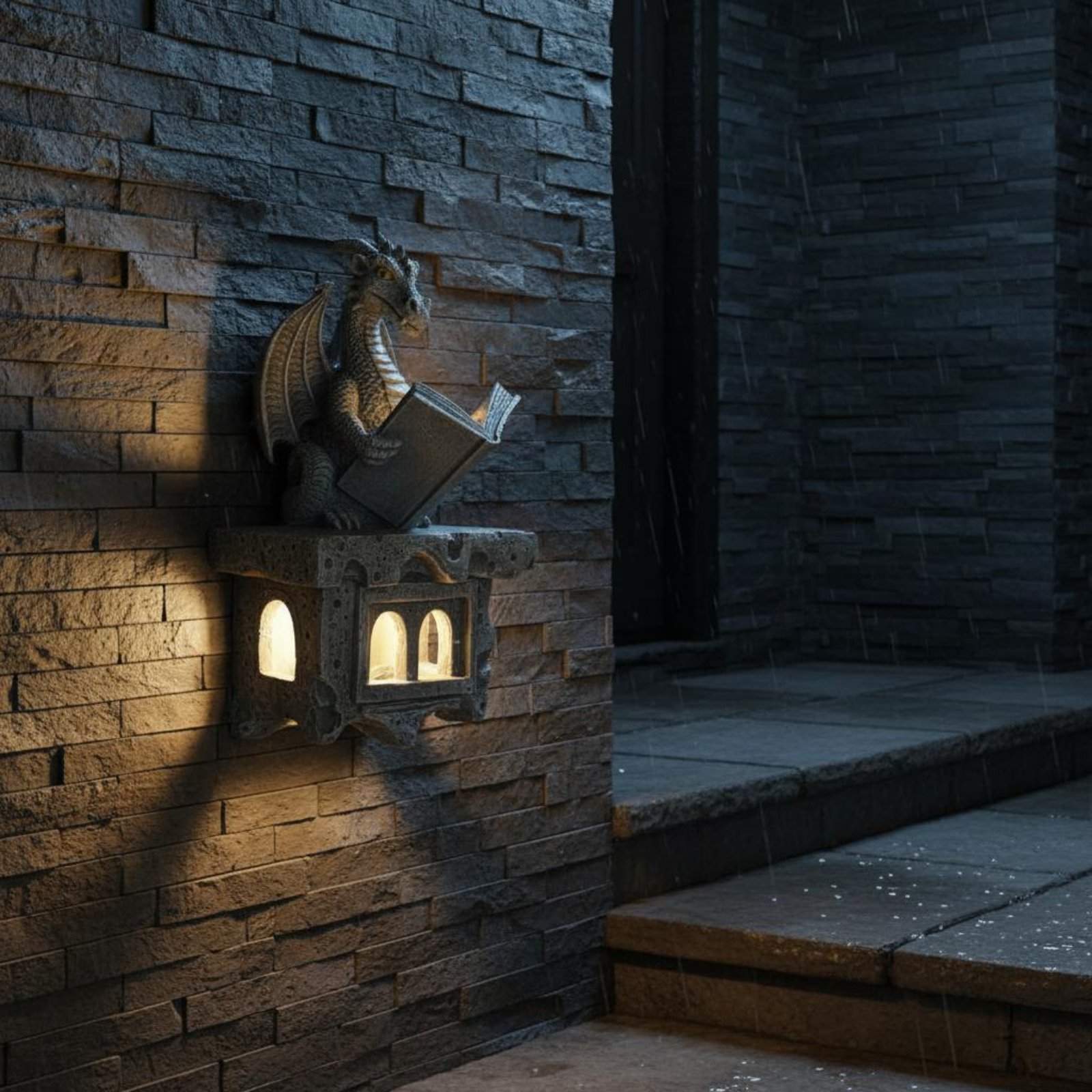 Solar Wyvern Wall Shine Auto O – Outdoor Lighting Patio Bewertung und Preis