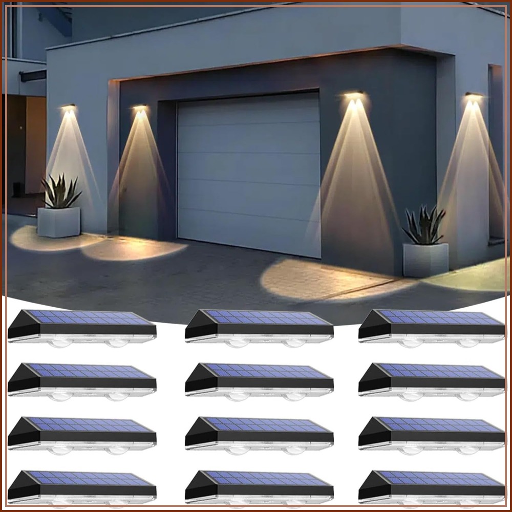 Solar Fence Lights Outdoor Wat – Outdoor Lighting For Fence Bewertung und Preis