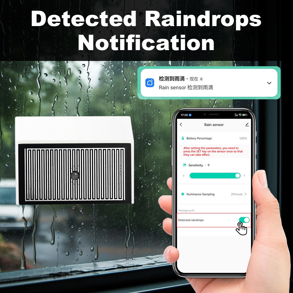 Smart Zigbee 2 in 1 Rain Senso – Outdoor Lighting Zigbee Bewertung und Preis
