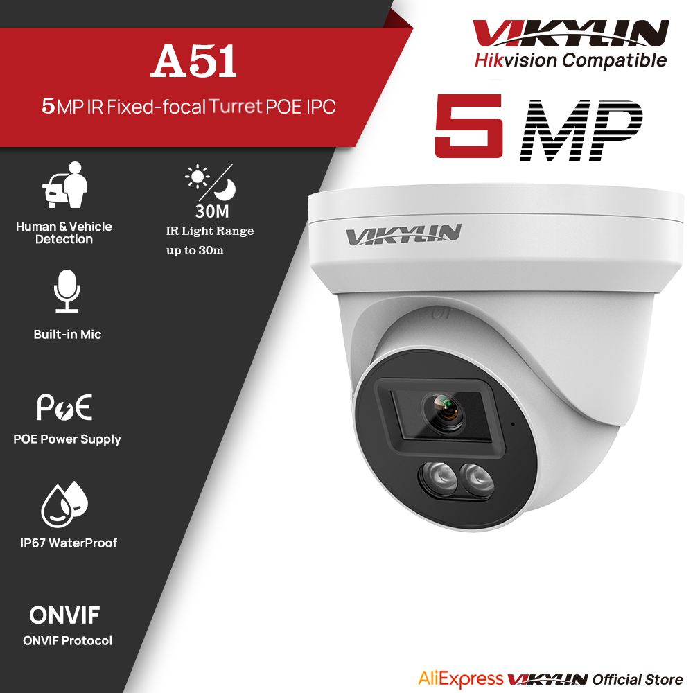 VIKYLIN 5MP IP Security Camera – Outdoor Lighting Mains Powered Bewertung und Preis
