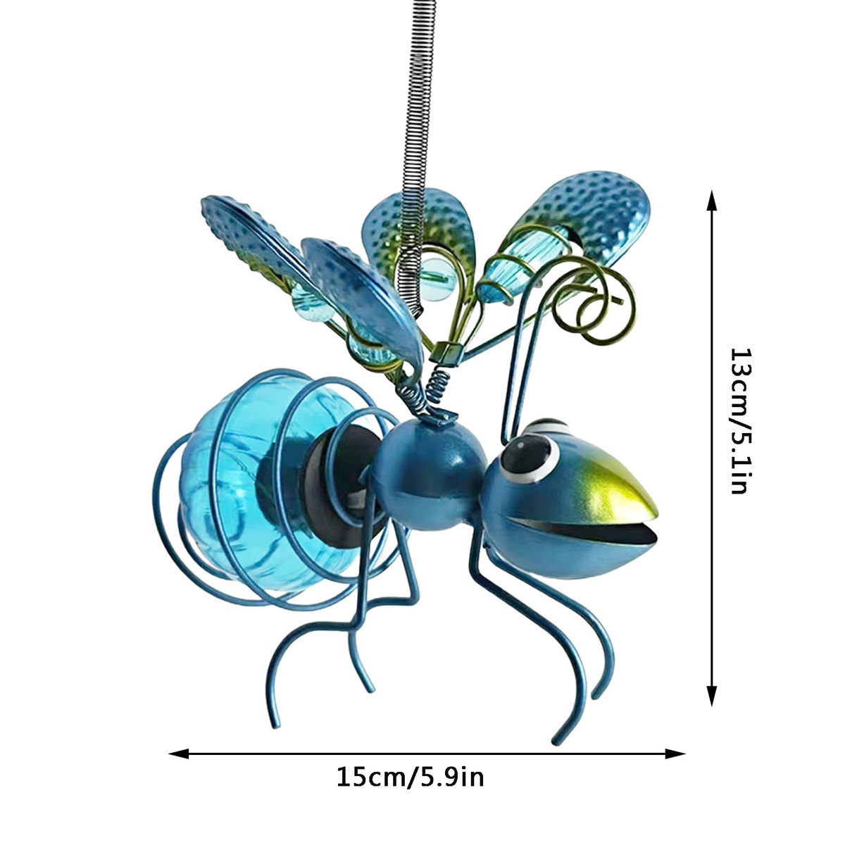 Solar Iron Insect Statue With  – Outdoor Lighting For Fence Bewertung und Preis