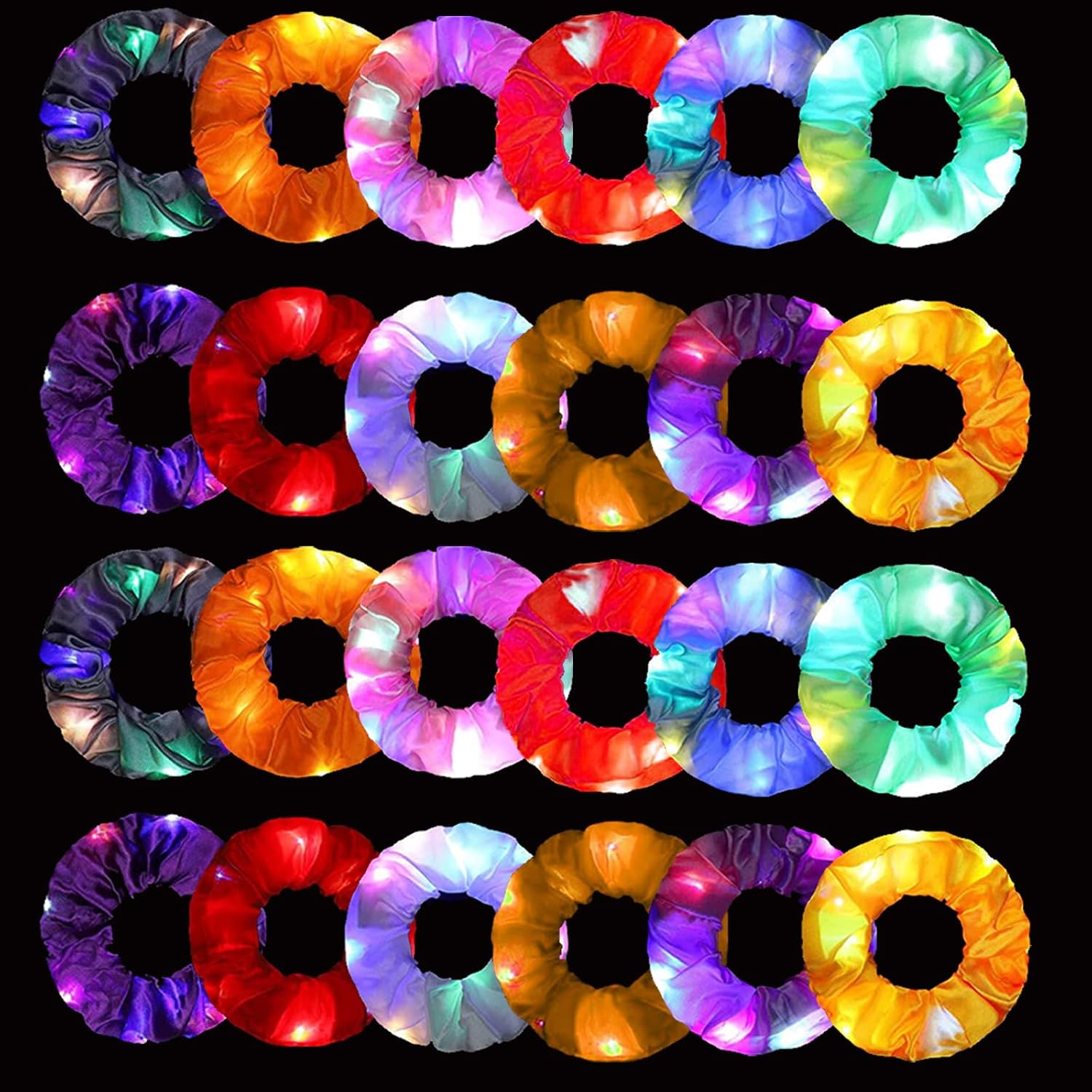 6pcs LED Scrunchies Hair Bands – Outdoor Lighting Ideas For Party Bewertung und Preis