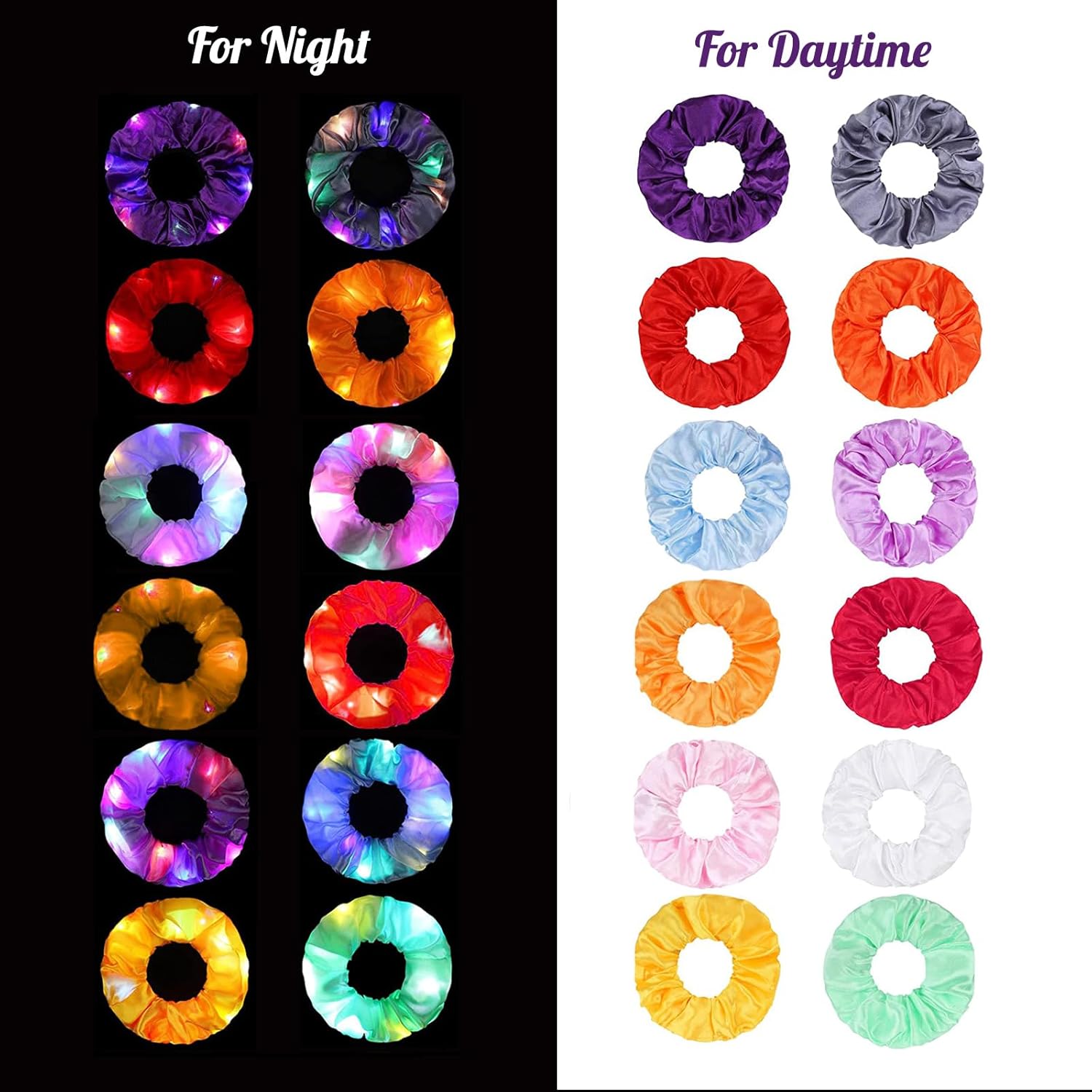6pcs LED Scrunchies Hair Bands – Outdoor Lighting Ideas For Party Bewertung und Preis