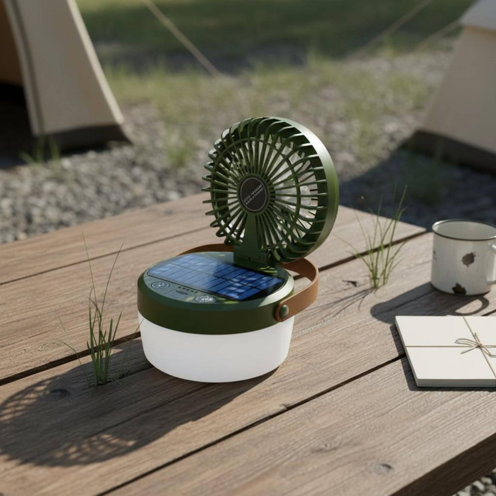Solar Camping Fan Lantern Fold – Outdoor Lighting Design Bewertung und Preis