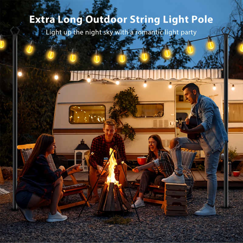 6pcs Metal Light Poles, 8.9ft  – Outdoor Lighting For Christmas Bewertung und Preis
