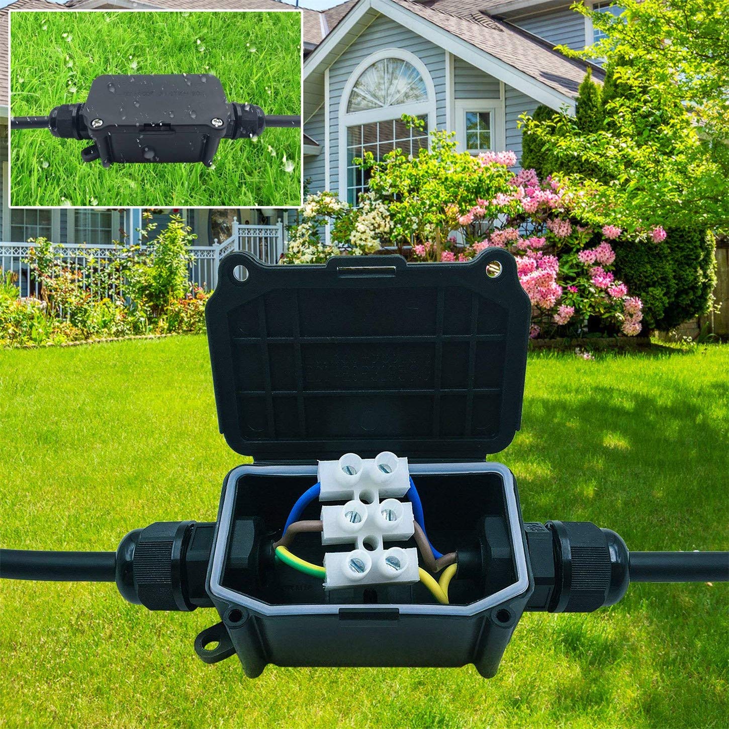 2 Way Outdoor Waterproof IP66  – Outdoor Lighting Electrical Box Bewertung und Preis
