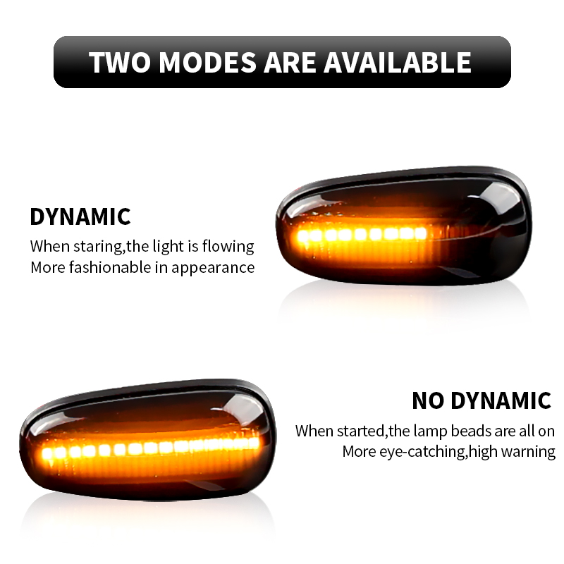 2PCS LED Dynamic Side Marker L – Outdoor Lighting Yellow Bewertung und Preis