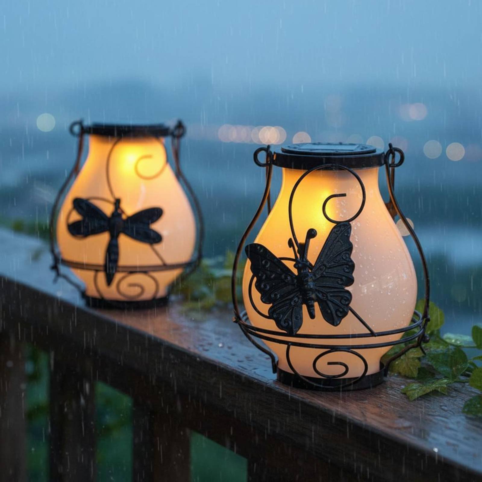 Solar Butterfly Lantern Waterp – Outdoor Lighting Patio Bewertung und Preis