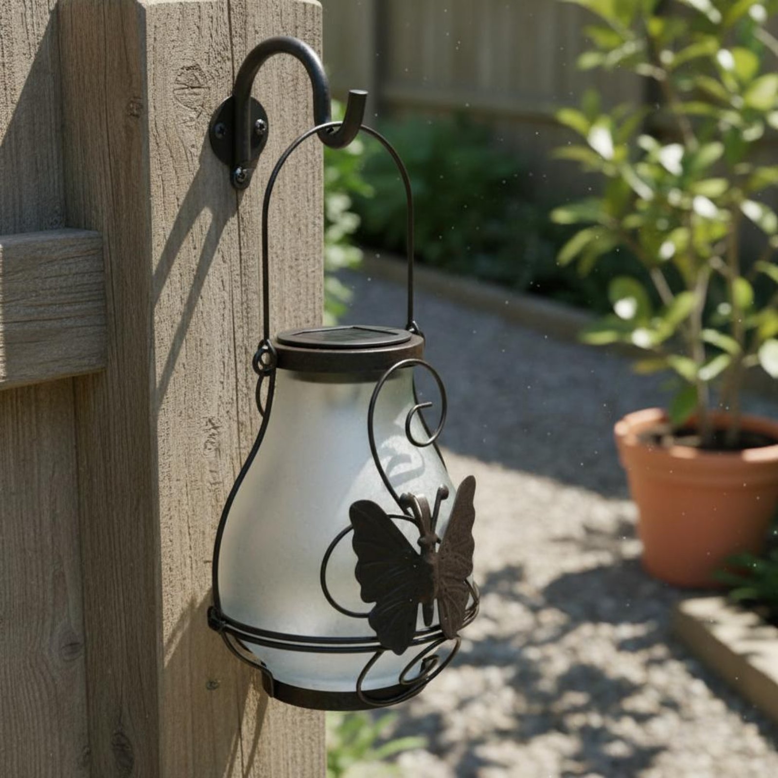 Solar Butterfly Lantern Waterp – Outdoor Lighting Patio Bewertung und Preis