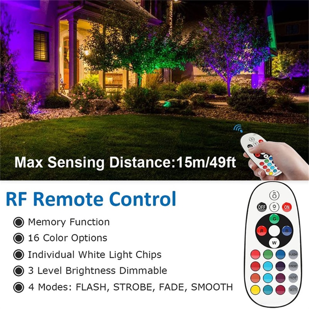 RGBW Landscape Lighting 10W wi – Outdoor Lighting Patio Bewertung und Preis