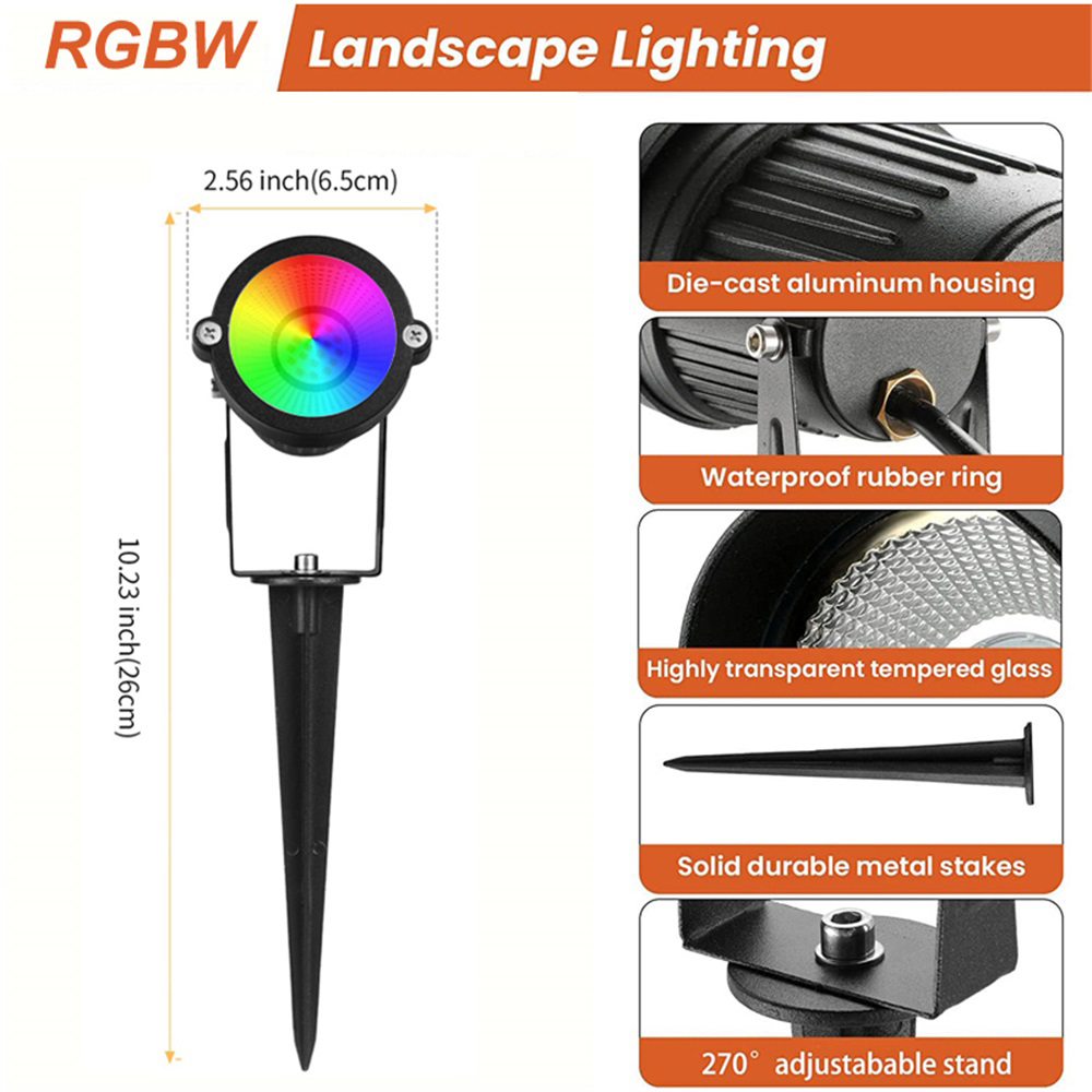 RGBW Landscape Lighting 10W wi – Outdoor Lighting Patio Bewertung und Preis