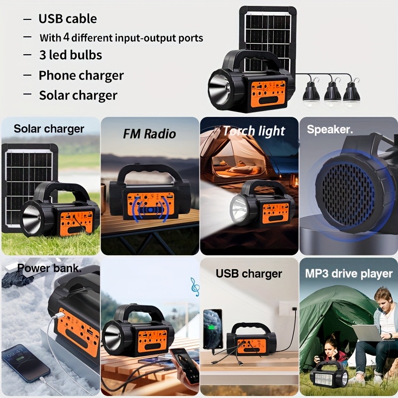 Solar Rechargeable Camping Lig – Outdoor Lighting Up And Down Bewertung und Preis