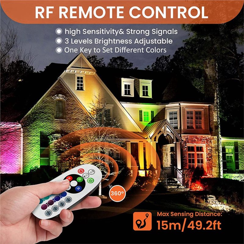 【NEW YEAR  】RGBW In Ground Lig – Outdoor Lighting Low Voltage Bewertung und Preis